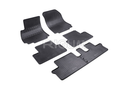 Auto Fußmatten Chevrolet Orlando, baujahr 2011 - 2014, karosserie van, 7 sitzplätze #1