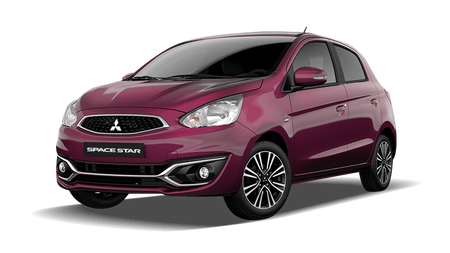 Gummimatten mit hohem Rand Mitsubishi Space Star