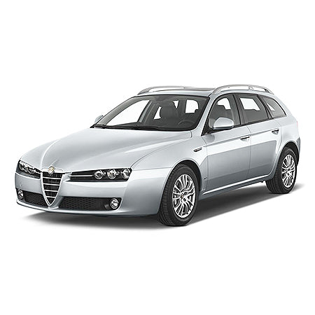Gummimatten mit hohem Rand Alfa Romeo 159 baujahr 09.2005 - 2011, karosserie kombi