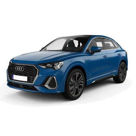 Gummimatten mit hohem Rand Audi Q3 II PHEV baujahr 01.2021 - 12.2023, karosserie suv