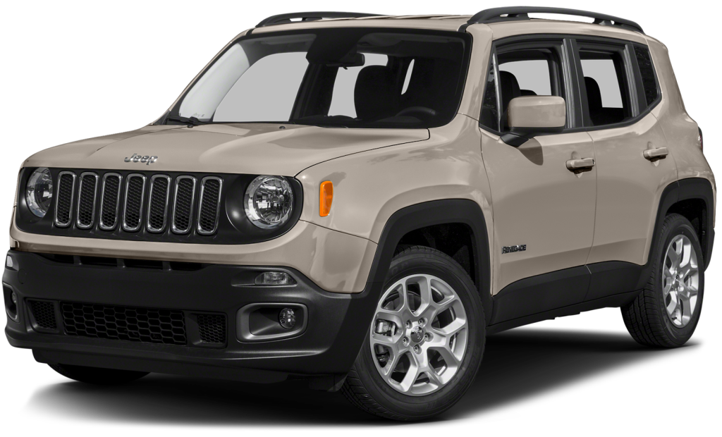 Gummimatten mit hohem Rand Jeep Renegade baujahr 09.2014 - 06.2018, karosserie suv