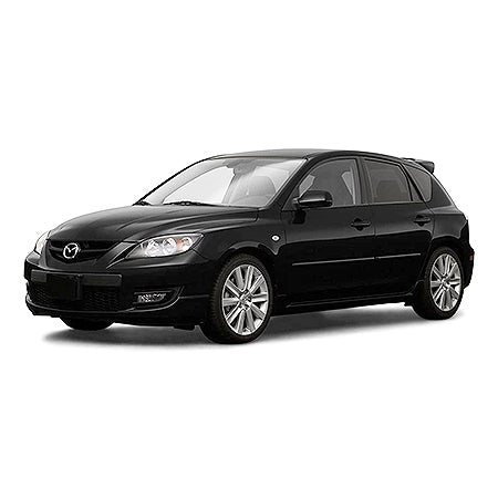 Gummimatten mit hohem Rand Mazda 3 II baujahr 05.2009 - 08.2013, karosserie schrägheck
