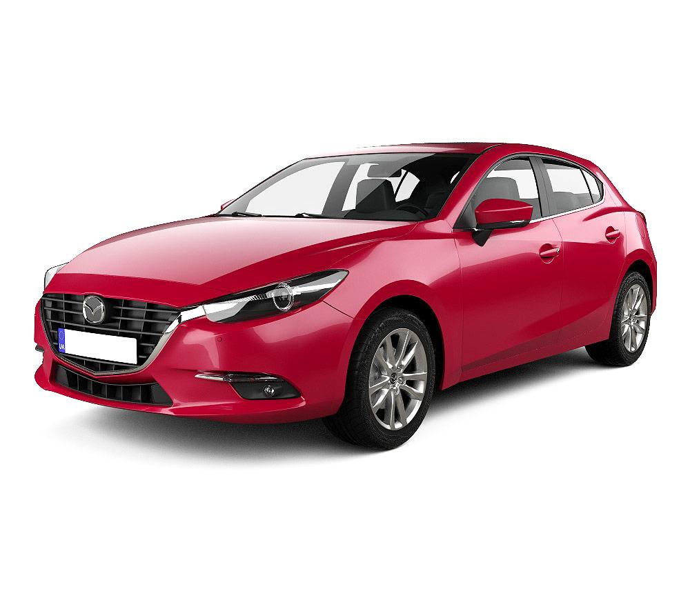 Gummimatten mit hohem Rand Mazda 3 III baujahr 09.2013 - 02.2019, karosserie schrägheck