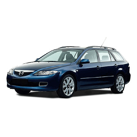 Gummimatten mit hohem Rand Mazda 6 I baujahr 02.2002 - 2008, karosserie kombi