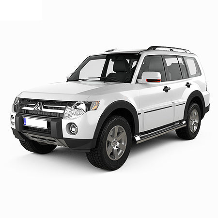 Einstiegsleisten Edelstahl Mitsubishi Pajero IV Wagon Long baujahr 04.2007 - 07.2015, karosserie suv