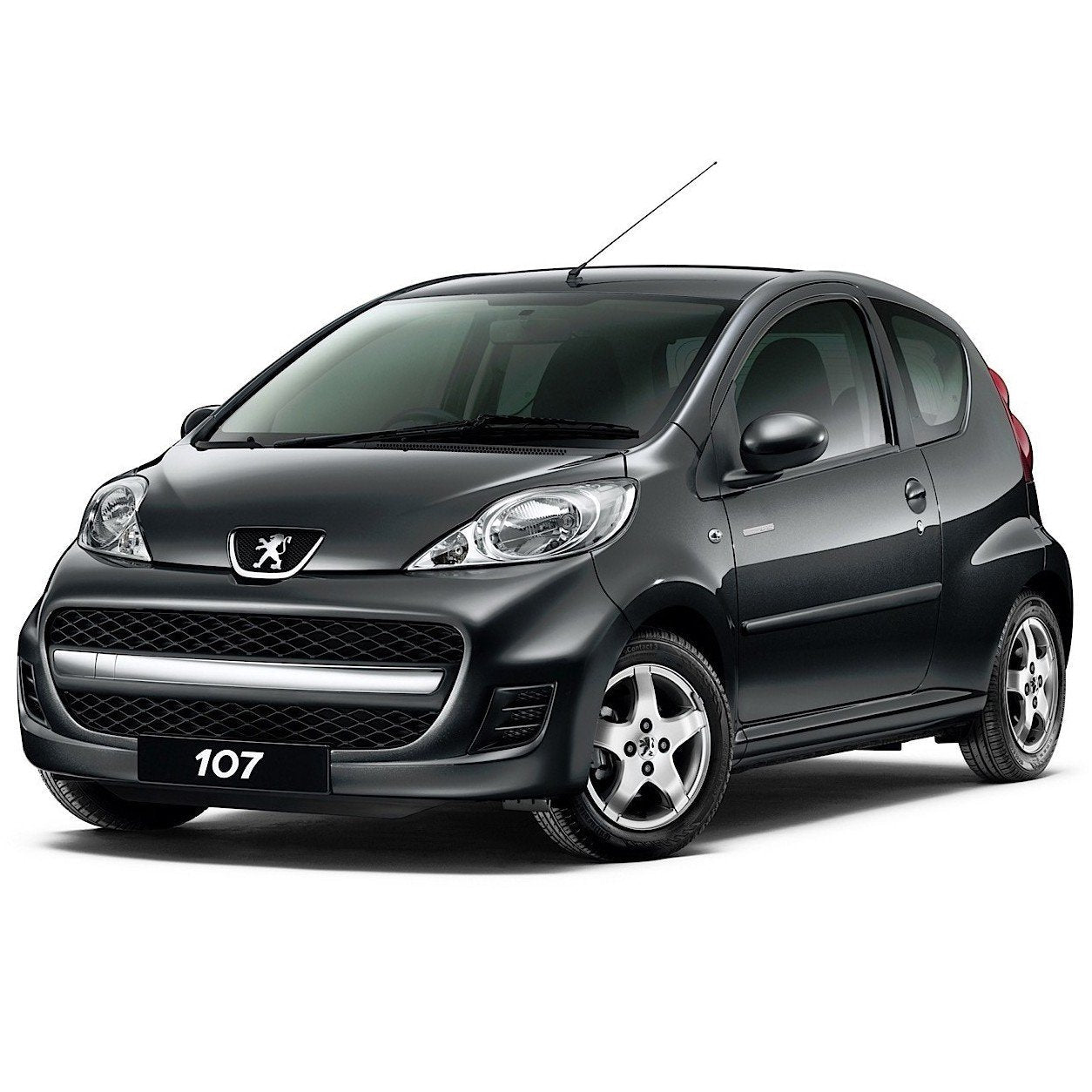 Gummimatten mit hohem Rand Peugeot 107 baujahr 2005 - 06.2014, karosserie schrägheck