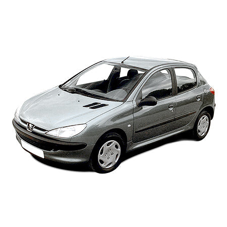 Gummimatten mit hohem Rand Peugeot 206 baujahr 1998 - 2010, karosserie schrägheck