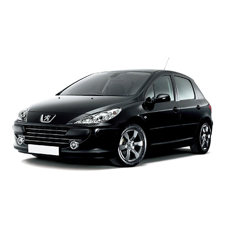 Gummimatten mit hohem Rand Peugeot 307 208 II baujahr 06.2019 - bis heute, karosserie schrägheck