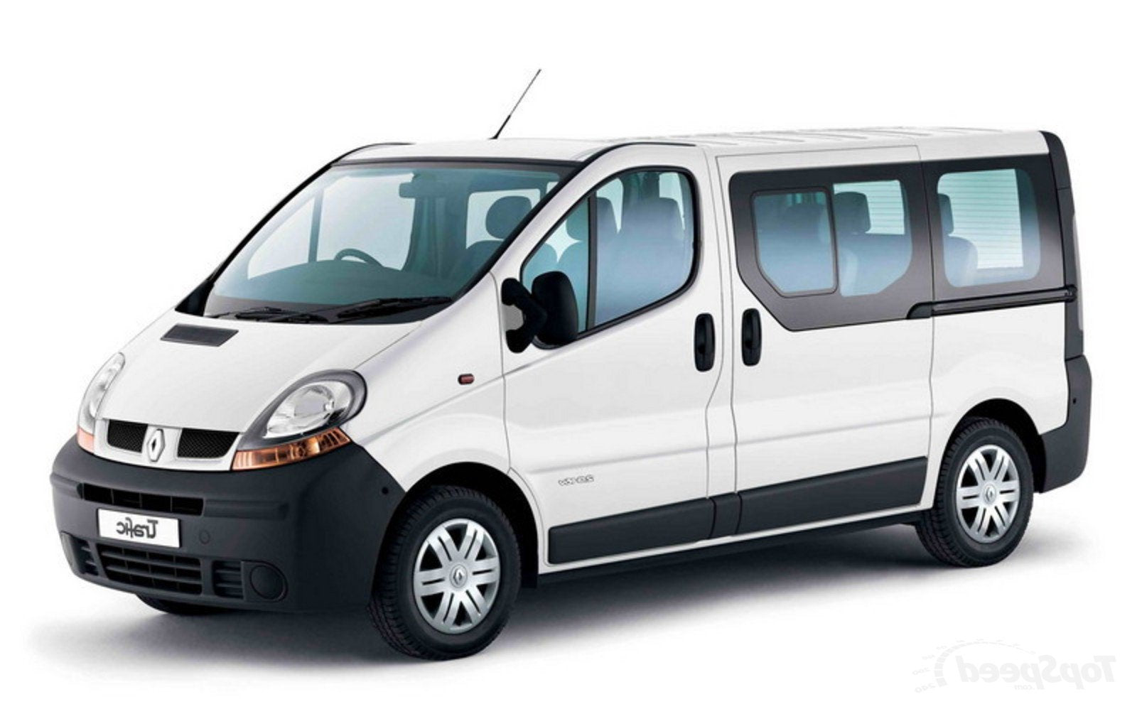 Gummimatten mit hohem Rand Renault Trafic II baujahr 09.2001 - 08.2014, karosserie van