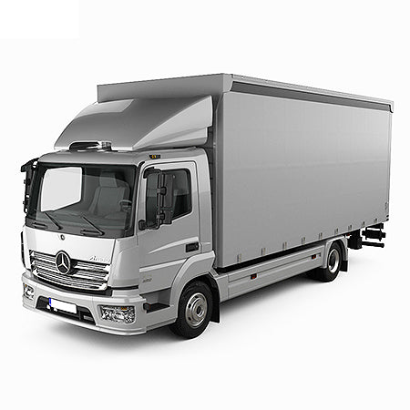Gummimatten mit hohem Rand Mercedes Atego