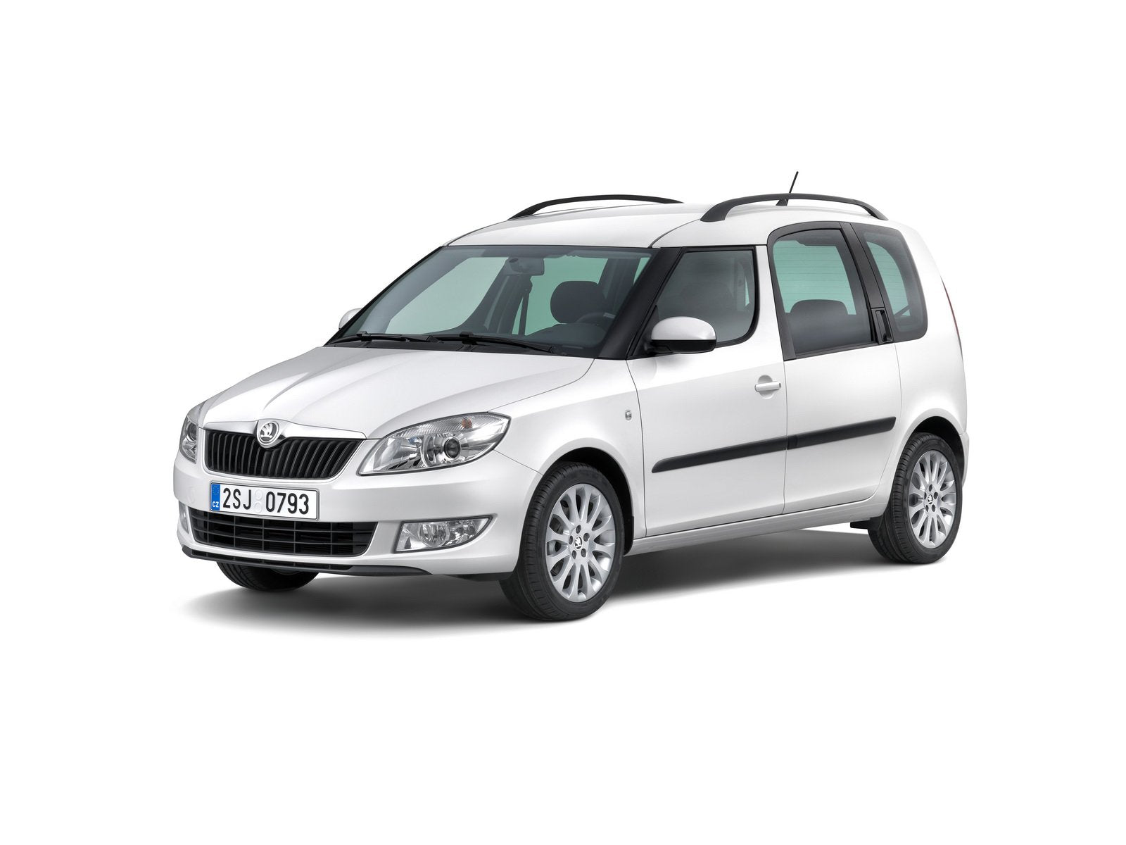 Einstiegsleisten Edelstahl Skoda Roomster baujahr 07.2006 - 04.2015, karosserie van