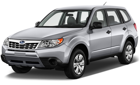 Gummimatten mit hohem Rand Subaru Forester III baujahr 03.2008 - 01.2013, karosserie suv