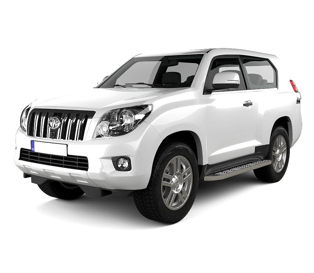 Gummimatten mit hohem Rand Toyota Land Cruiser J150 Prado baujahr 11.2009 - bis heute, karosserie suv