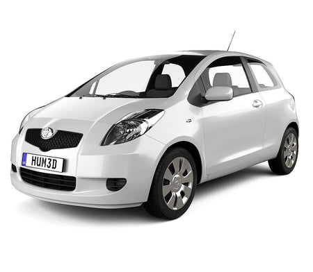 Gummimatten mit hohem Rand Toyota Yaris Verso baujahr 2000 - 2006, karosserie van