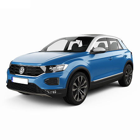 Gummimatten mit hohem Rand Volkswagen T-Roc baujahr 12.2017 - 10.2025, karosserie suv