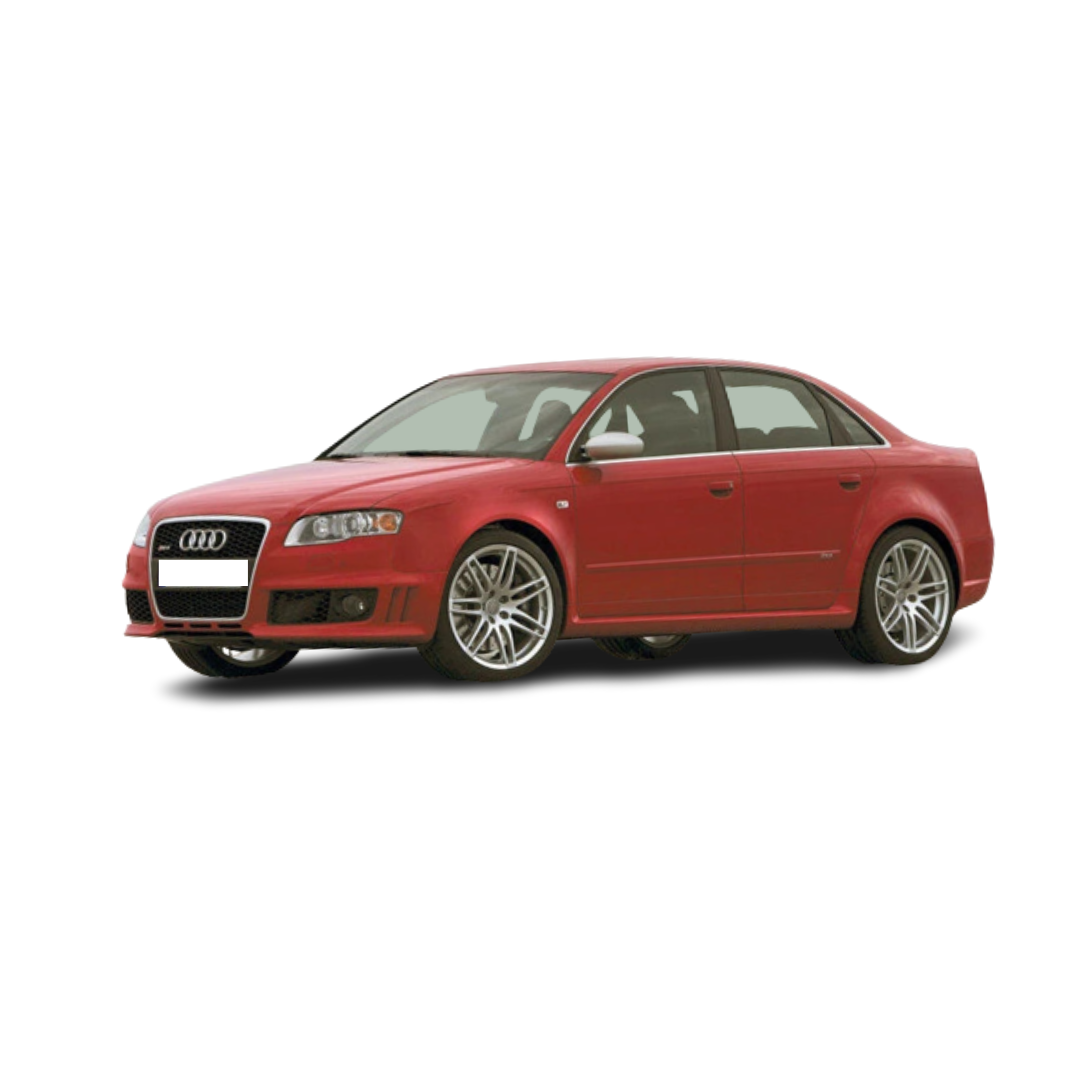 Gummimatten mit hohem Rand Audi A4 RS4 Quattro baujahr 2006 - 2008, karosserie limousine