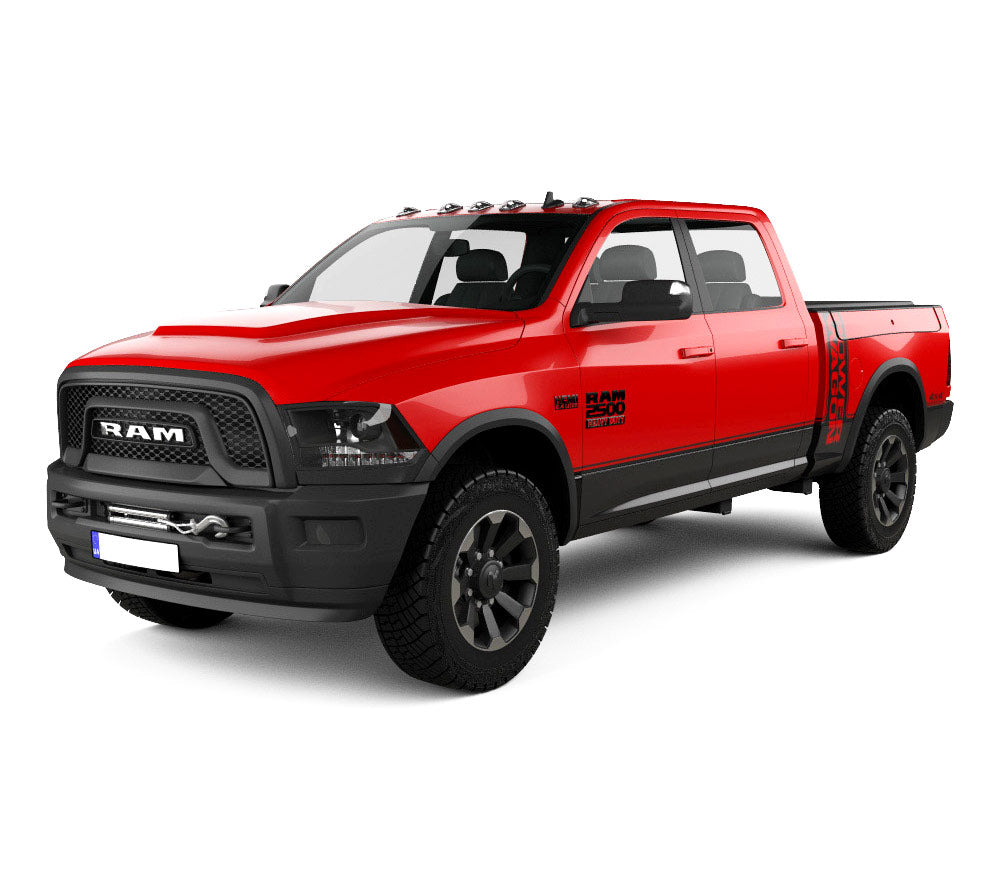 Gummimatten mit hohem Rand Dodge RAM