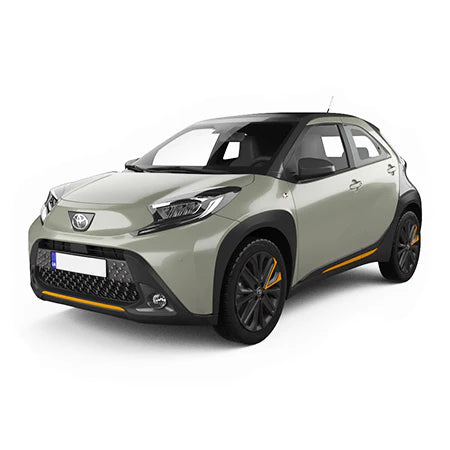 Gummimatten mit hohem Rand Toyota Aygo X baujahr 04.2022 - bis heute, karosserie suv