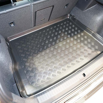 Kofferraumwannen Cupra Formentor PHEV, karosserie suv, baujahr 01.2021 - bis heute, oberer kofferraumboden, varioboden im hoechsten ebene | 193084BSC