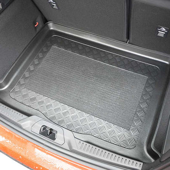 Kofferraumwannen Ford Focus IV MHEV, karosserie schrägheck, baujahr 09.2018 - bis heute, unteren kofferraumboden, schmal reserverad | 193141