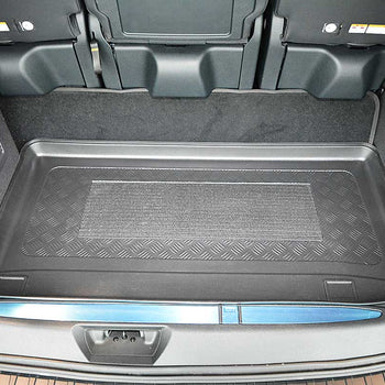 Kofferraumwannen Ford Tourneo Custom Facelift, karosserie van, baujahr 02.2018 - bis heute, radstand l1, hinter der 3. sitzreihe | 193146