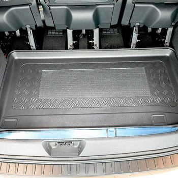 Kofferraumwannen Ford Tourneo Custom Facelift, karosserie van, baujahr 02.2018 - bis heute, radstand l1, hinter der 3. sitzreihe | 193146