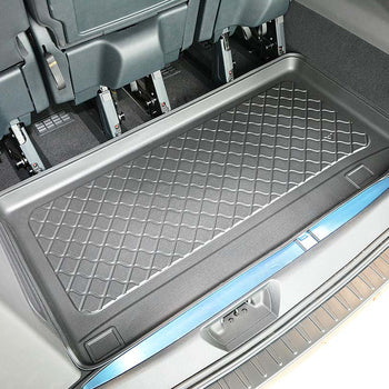 Kofferraumwannen Ford Tourneo Custom Facelift, karosserie van, baujahr 02.2018 - bis heute, radstand l1, hinter der 3. sitzreihe | 193146GRD