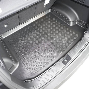 Kofferraumwannen Kia Sportage MHEV, karosserie suv, baujahr 2022 - bis heute, oberer kofferraum mit abnehmbarer seitenohren für subwoofer | 193323BSC