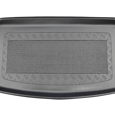 Kofferraumwannen Volkswagen Polo VI, karosserie schrägheck, baujahr 10.2017 - bis heute, unteren kofferraumboden, varioboden im unterster ebene | 193426