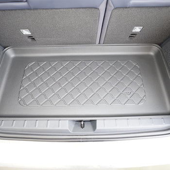 Kofferraumwannen Mini Cooper J01 EV, karosserie schrägheck, baujahr 2024 - bis heute, oberer kofferraumboden, varioboden im hoechsten ebene | 193559GRD