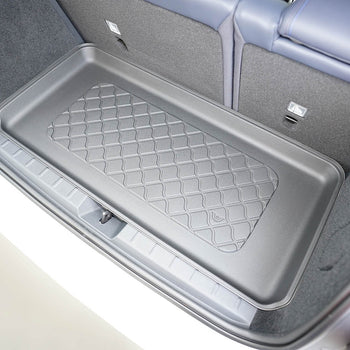 Kofferraumwannen Mini Cooper J01 EV, karosserie schrägheck, baujahr 2024 - bis heute, oberer kofferraumboden, varioboden im hoechsten ebene | 193559GRD