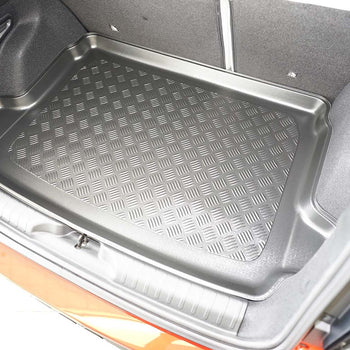 Kofferraumwannen Fiat e EV, karosserie schrägheck, baujahr 09.2023 - bis heute, oberer kofferraumboden, varioboden im hoechsten ebene | 193775BSC