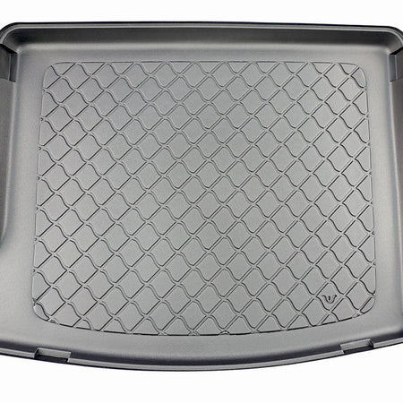 Kofferraumwannen Jeep Compass II (MP) 4xe, karosserie suv, baujahr 07.2020 - bis heute, oberer kofferraumboden, varioboden im hoechsten ebene | 193832GRD