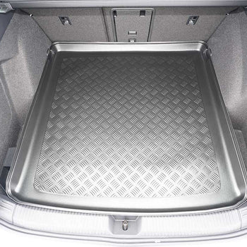 Kofferraumwannen Volkswagen Golf 8 MHEV, karosserie kombi, baujahr 11.2020 - bis heute, oberer kofferraumboden, varioboden im hoechsten ebene | 193883bsc