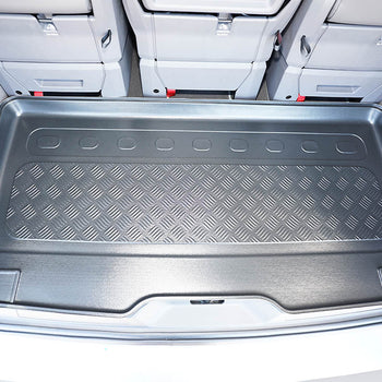 Kofferraumwannen Volkswagen T7 Multivan, karosserie van, baujahr 10.2021 - bis heute, langer radstand, hinter der 3. sitzreihe | 193894BSC