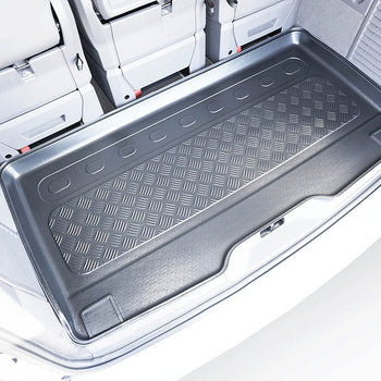 Kofferraumwannen Volkswagen T7 Multivan, karosserie van, baujahr 10.2021 - bis heute, langer radstand, hinter der 3. sitzreihe | 193894BSC