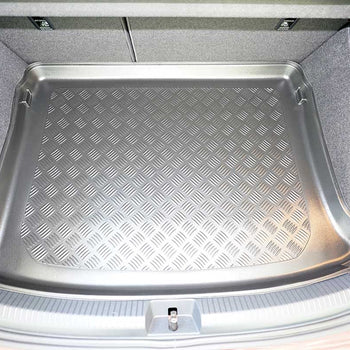 Kofferraumwannen Volkswagen Taigo, karosserie suv, baujahr 09.2021 - bis heute, oberer kofferraumboden, varioboden im hoechsten ebene | 193895BSC