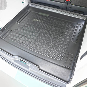 Kofferraumwannen Volkswagen ID. BUZZ, karosserie van, baujahr 05.2022 - bis heute, 5 sitzplätze, kürzer radstand, mit multi-flex varioboden | 193898BSC