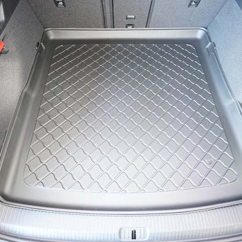 Kofferraumwannen Volkswagen ID .7, karosserie schrägheck, baujahr 08.2023 - bis heute, oberer kofferraumboden, varioboden im hoechsten ebene | 193903GRD