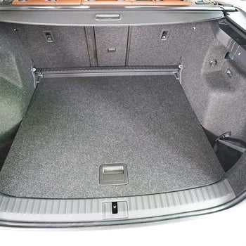 Kofferraumwannen Skoda Enyaq IV EV, karosserie suv, baujahr 02.2022 - bis heute, oberer kofferraumboden, varioboden in mittelposition | 193989BSC