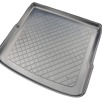 Kofferraumwannen Skoda Enyaq IV Electric, karosserie suv, baujahr 02.2022 - bis heute, oberer kofferraumboden, varioboden in mittelposition | 193989GRD