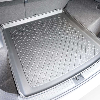 Kofferraumwannen Skoda Kodiaq PHEV, karosserie suv, baujahr 04.2024 - bis heute, oberer kofferraumboden, varioboden im hoechsten ebene | 193993GRD