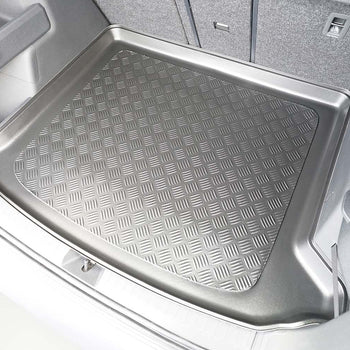 Kofferraumwannen Skoda Elroq, karosserie suv, baujahr 01.2025 - bis heute, oberer kofferraumboden, varioboden im hoechsten ebene | 193997BSC