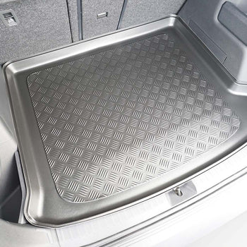 Kofferraumwannen Skoda Elroq, karosserie suv, baujahr 01.2025 - bis heute, oberer kofferraumboden, varioboden im hoechsten ebene | 193997BSC