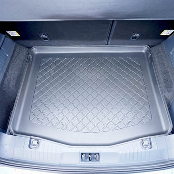 Kofferraumwannen Ford Mustang Mach-E electric, karosserie suv, baujahr 05.2021 - bis heute, oberer kofferraumboden, varioboden im hoechsten ebene | 194053GRD