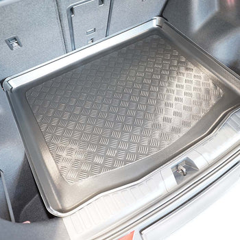 Kofferraumwannen Ford Explorer VI EV, karosserie suv, baujahr 06.2024 - bis heute, oberer kofferraumboden, varioboden im hoechsten ebene | 194060BSC