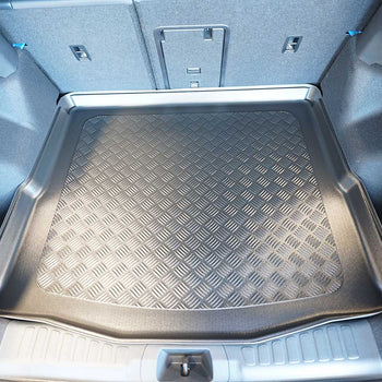 Kofferraumwannen Ford Capri EV, karosserie suv, baujahr 09.2024 - bis heute, oberer kofferraumboden, varioboden im hoechsten ebene | 194061BSC