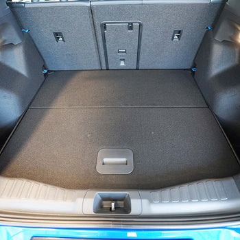 Kofferraumwannen Ford Capri EV, karosserie suv, baujahr 09.2024 - bis heute, oberer kofferraumboden, varioboden im hoechsten ebene | 194061BSC