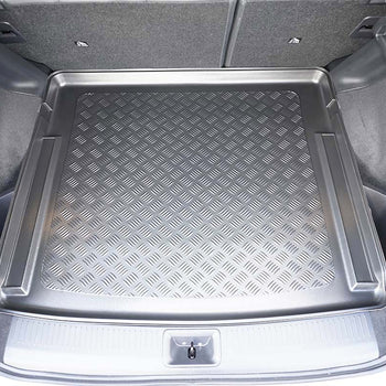 Kofferraumwannen Nissan Ariya Electric, karosserie suv, baujahr 2022 - bis heute, oberer kofferraumboden, varioboden im hoechsten ebene, inklusive modelle mit schienensystem | 194192BSC