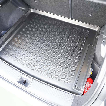 Kofferraumwannen Nissan Ariya Electric, karosserie suv, baujahr 2022 - bis heute, oberer kofferraumboden, varioboden im hoechsten ebene, inklusive modelle mit schienensystem | 194192BSC